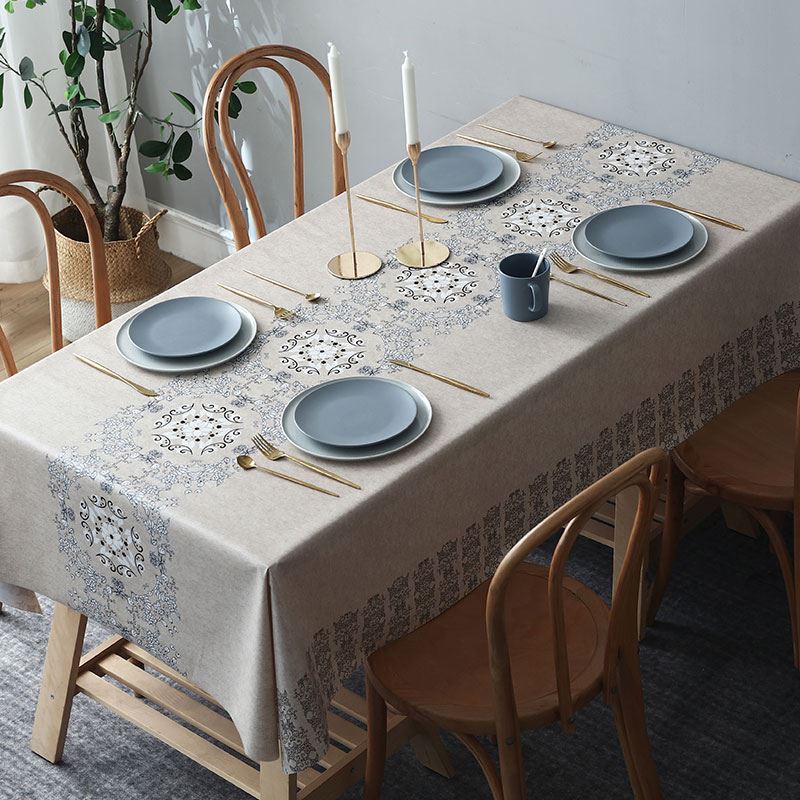 Waterproof Tablecloths Printing Table Cloth PVC Background