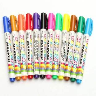 12pcs 12 colors white board maker pen whiteboard marker liqu
