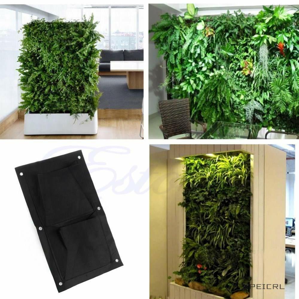 new 2-pocket vertical indoor outdoor wall balcony garden han