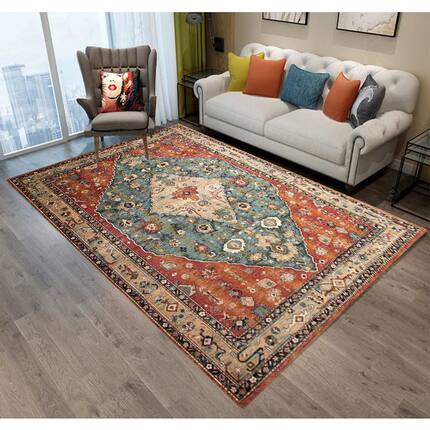 persian turkish larg carpet living room coffee table blanket