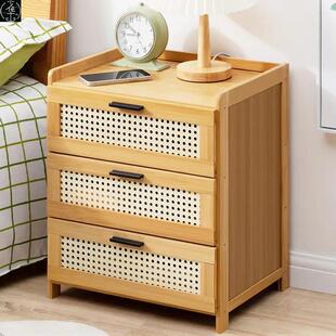 Bedroom bedside table storage cabinet drawers nightstand end