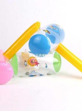 Kids cartoon bell inflatable hammer toy baby children blow u