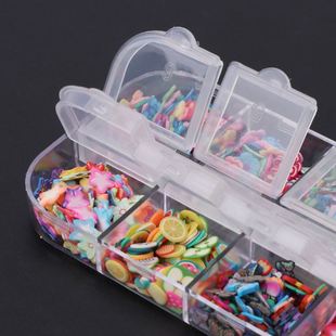 Slime Beads Box Fruit Slice Sprinkles Slime Filler For Handg