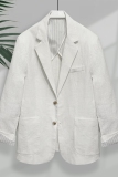 秋季亚麻单层西装外套男士休闲日系棉麻西服潮B377#FC1899-P135，男装西服，电商D318(原电商B337)
