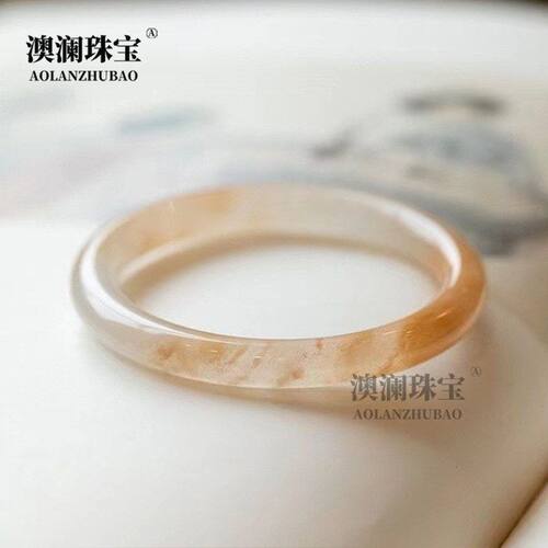 厂家批发紫罗兰金丝玉圆条干枯手镯多样性发货气质款时尚百搭玉镯