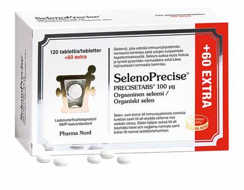 北欧芬兰直邮 Pharma Nord SelenoPrecise 100 μg 有机硒代购