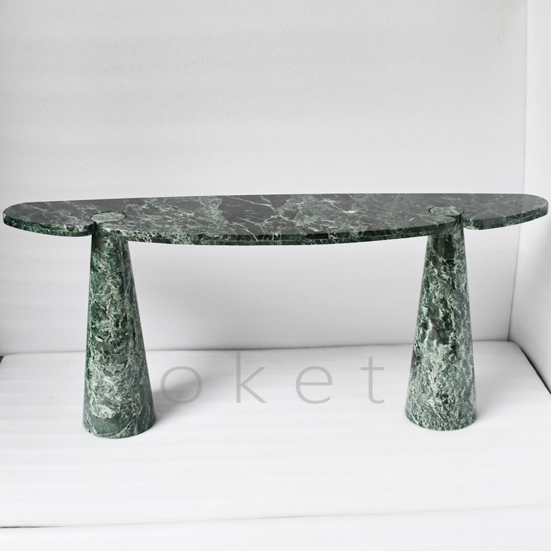 意式轻奢极简高级感天然普拉达绿大理石奢石入户靠墙客厅玄关桌子,住宅家具,玄关台,淘宝优惠券,粉丝福利购,淘宝优惠卷