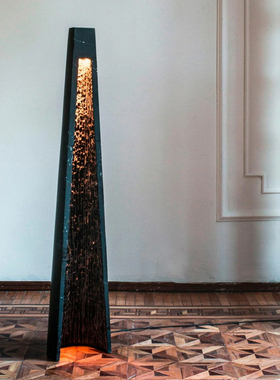 Estela天然大理石雕刻客厅落地灯沙发旁边高级感设计师立式氛围感