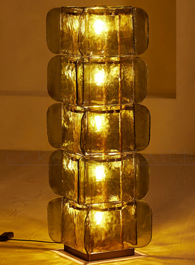 sohohome elias客厅落地灯沙发旁边设计师款高级感玻璃艺术立式灯