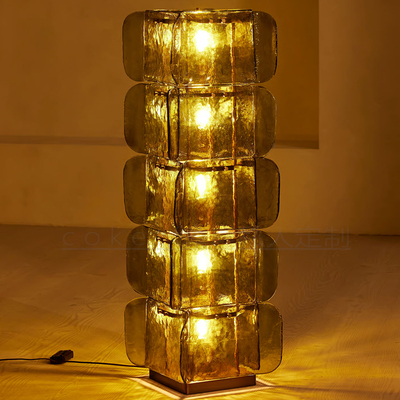 sohohome elias客厅落地灯沙发旁边设计师款高级感玻璃艺术立式灯