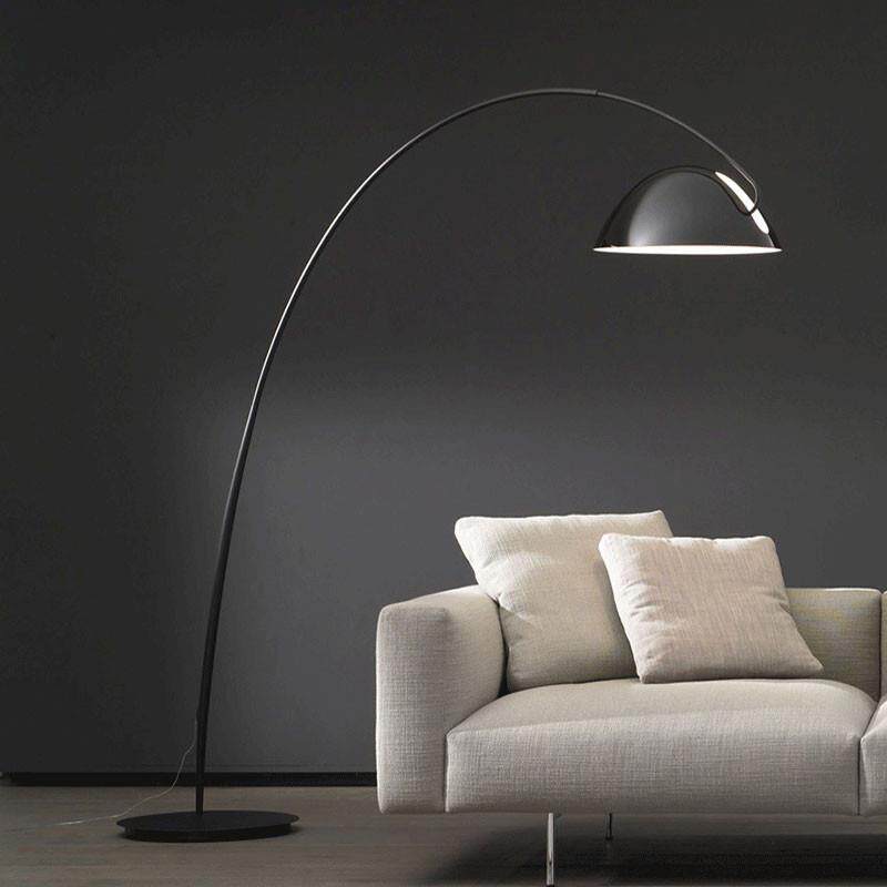 北欧创意时尚钓鱼墨水笔智能设计师样板间客厅沙发别墅会所落地灯