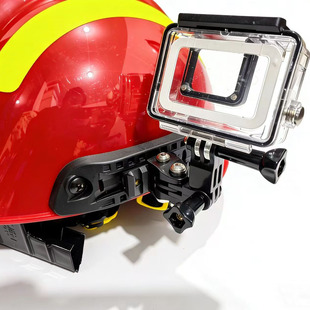 专配消防头盔灭火头盔抢险头盔导轨大疆Gopro运动相机支架手电夹