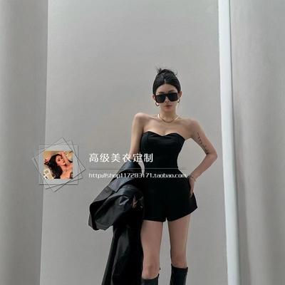 抹胸背心上衣鱼骨防滑条带胸垫