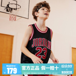 JORDAN童装儿童背心男童篮球服耐克AJ上衣夏季大小童JD2122087