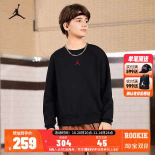 长袖 新款 运动上衣潮JD2442329 男童卫衣加绒2025冬季 Jordan儿童装