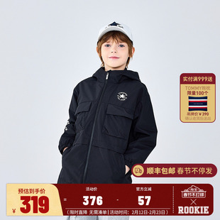 匡威童装儿童套装风衣摇粒绒马甲2件套2025秋冬款男女童保暖外套