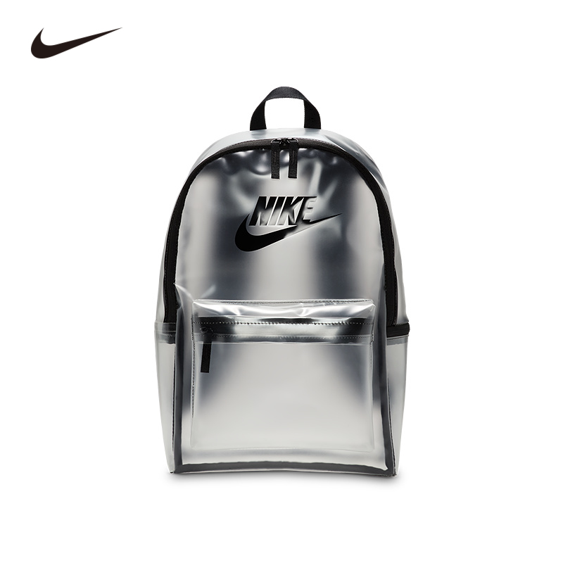 Nike童装儿童双肩包男女童书包时尚透明设计感运动包潮HV8920-908