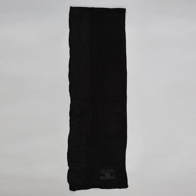 da牌纯色简约羊毛混纺针织长巾