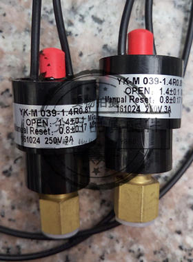 空调压力开关YK-M039-1.4R0.8Ympa 250V手动复位M078断开1.4mpa