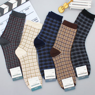 吸湿排汗无异味不起球男士棉袜