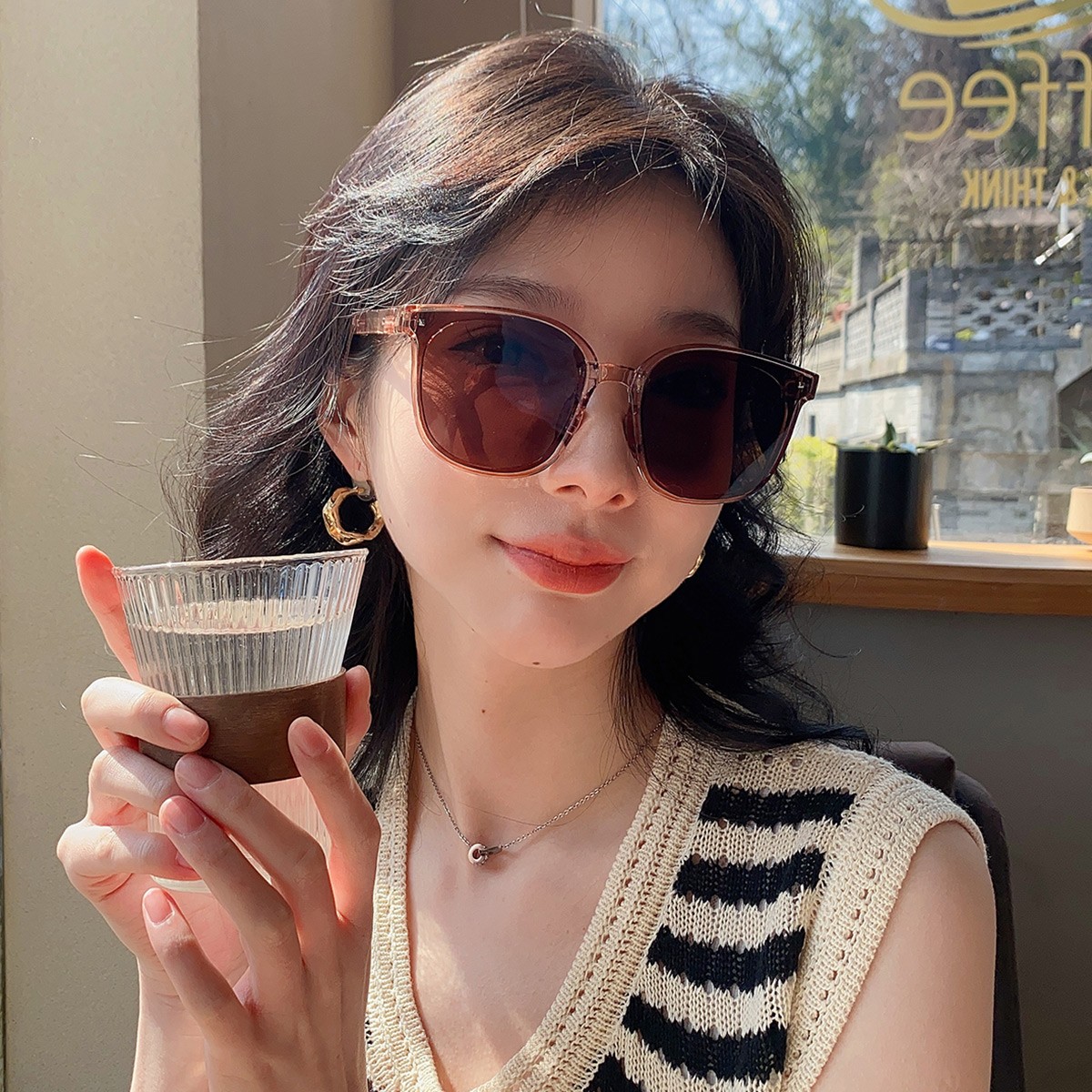 VVC眼镜漫野系列夏季可折叠防晒太阳墨镜防紫外线大边框显脸小图片