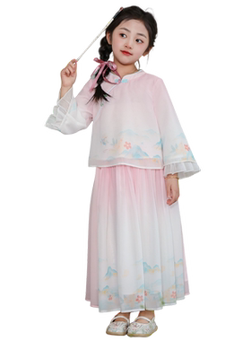 汪小荷童装汉服女童秋季