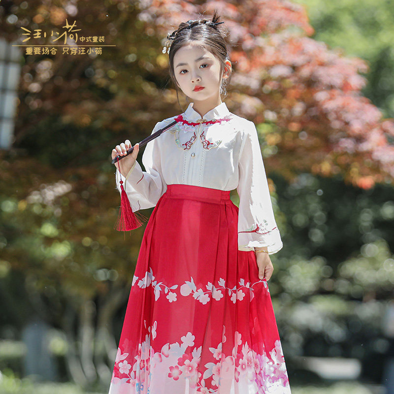 儿童汉服汪小荷女童秋季图片