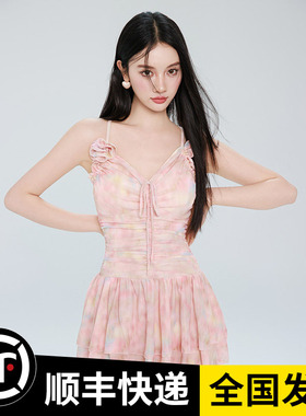 泳衣女连体2025夏新款裙式保守遮肉显瘦仙女高级感性感海边度假