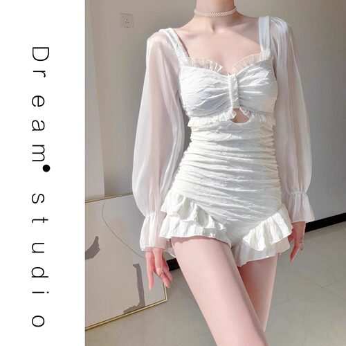 2026新款泡温泉泳衣女高级感长袖