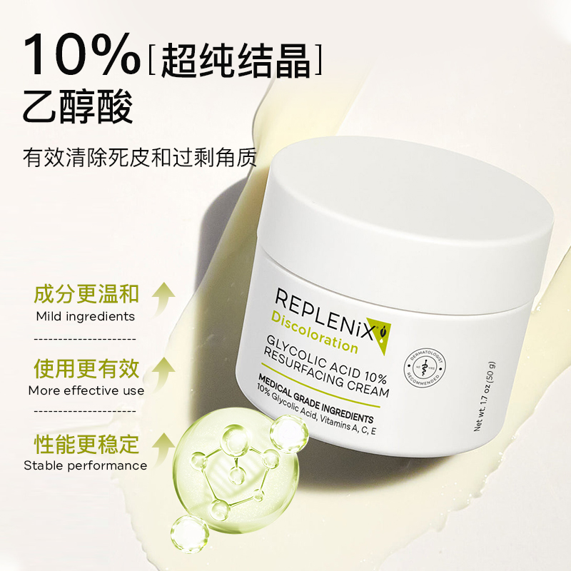 Topix Replenix  10%果酸面霜 平滑提亮闭口痘印