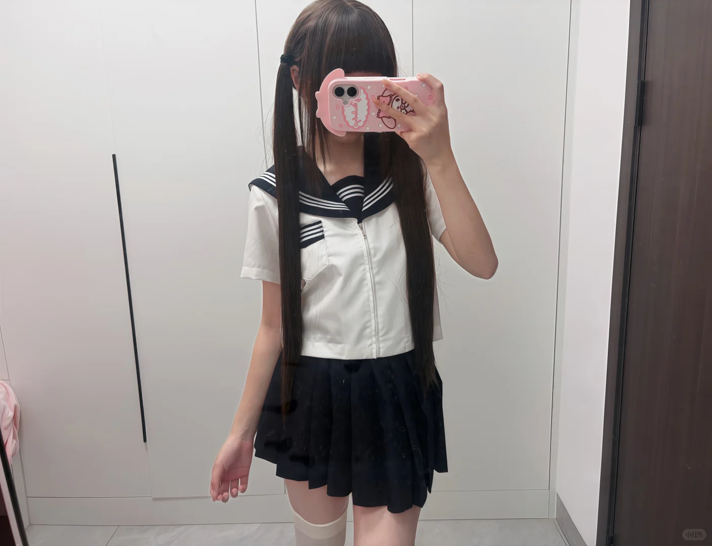 原创jk制服正统基础款白三本短时尚套装
