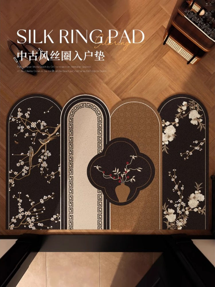 采购产品中世纪风格入口门地垫，家用钢丝圈，可切割入口门垫，高