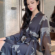 浴袍轻奢高级感家居服 冰丝绸春秋季 维多利亚冰丝睡袍女款 2026新款