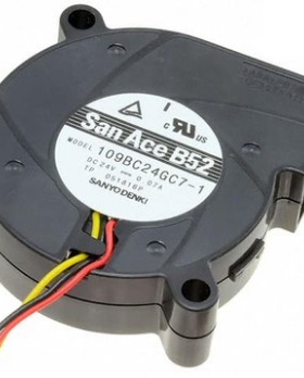 109BC24GC7-1〖 DC BLOWER 52X15MM TACH〗三洋 24v 现货3线