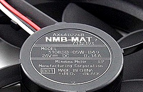 NMB风扇3108SB-05W-B49 8CM 8020 24V 0.14A 三线