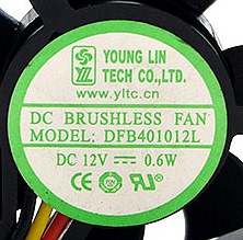 南桥/北桥 4cm 4010 DFB401012L 12V 0.6W 双滚珠超静音散热风扇