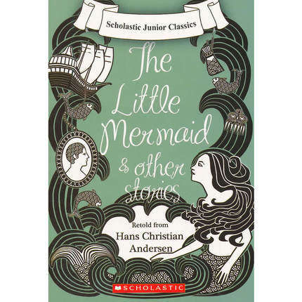 现货英文原版scholastic junior classics: little mermaid & other