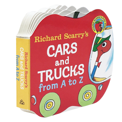 现货 【赠音频】入门纸板书斯凯瑞小卡车字母 英文原版绘本 Richard Scarry's Cars and Trucks from A to Z 0-3岁宝宝单词词典