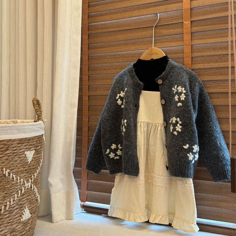 毛衣女童儿童中小时尚两件套韩系