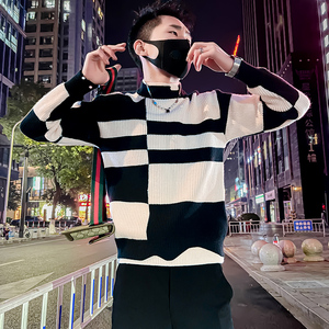 M21 P68 秋冬社会小伙新款毛衣打底衫内搭针织衫男图片