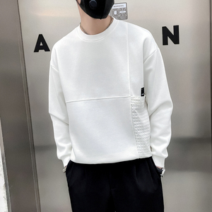 WY14-P68春秋款潮流社会小伙卫衣男套头印花图片