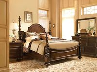 美式乡村全实木双人床皇帝床四柱床精致卧室整体家具上海定制