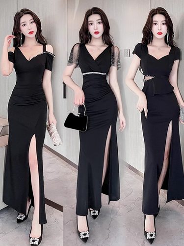 晚礼服长裙连衣裙SPA技师工作服