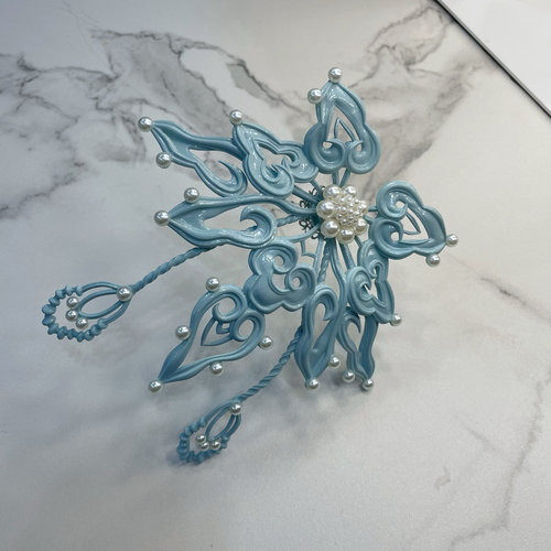 蝴蝶发冠-汉服头饰汉服配饰发钗簪子古风古装头饰3d打印影视旅拍