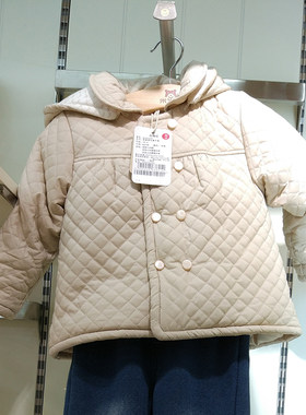 女小童加厚冬季翻领棉衣