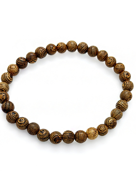 跨境火山石古银生命树吊坠手链欧美流行饰品鸡翅木手串