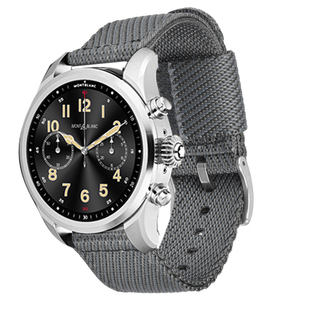 适配于万宝龙Summit 2+精钢腕表尼龙表带 Lite帆布织布透气腕带