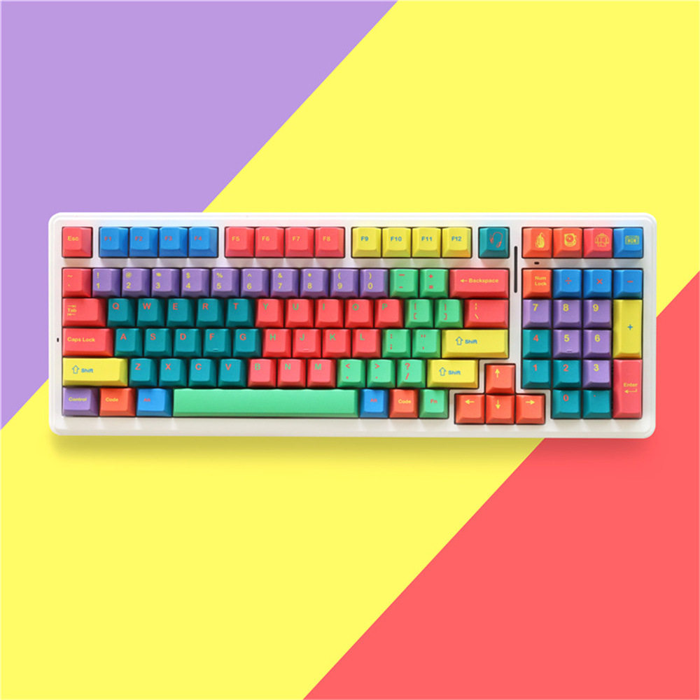 GMK风衣PBT彩色双拼色键帽热升华原厂高度适配机械键盘帽
