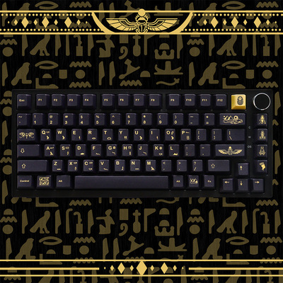 GMK Pharaoh Keycaps法老键帽原厂高度PBT材质热升华129键键帽