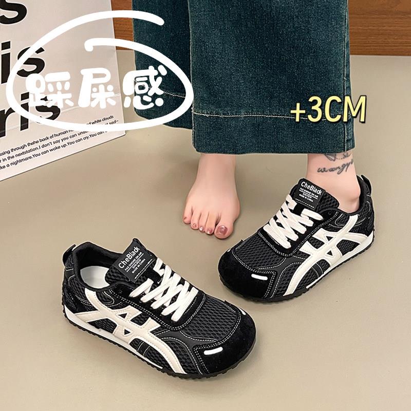 运动鞋子女2026新款平底圆